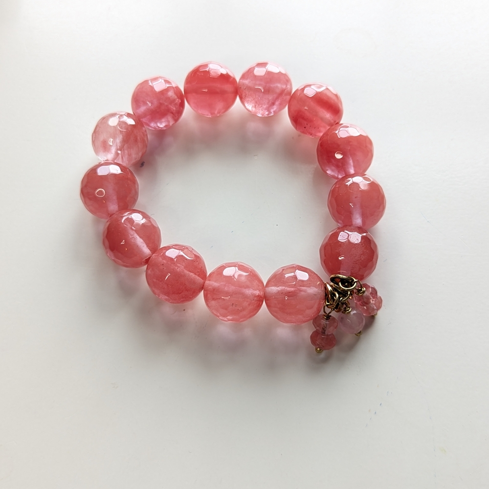 Pink Beaded Bracelet